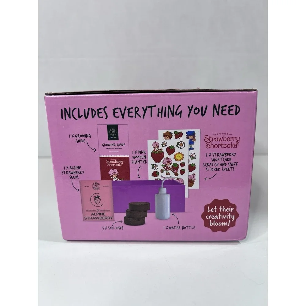 Garden Republic Strawberry Shortcake Decorate & Grow Starter Kit Kids Planter